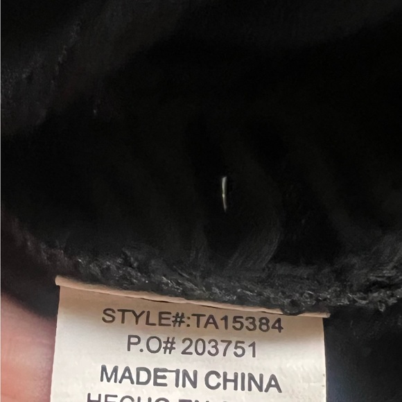 IT GIRL Vintage Bohemian Black Lace Crochet Blouse Bat Wing Sleeve Top S - Picture 13 of 14